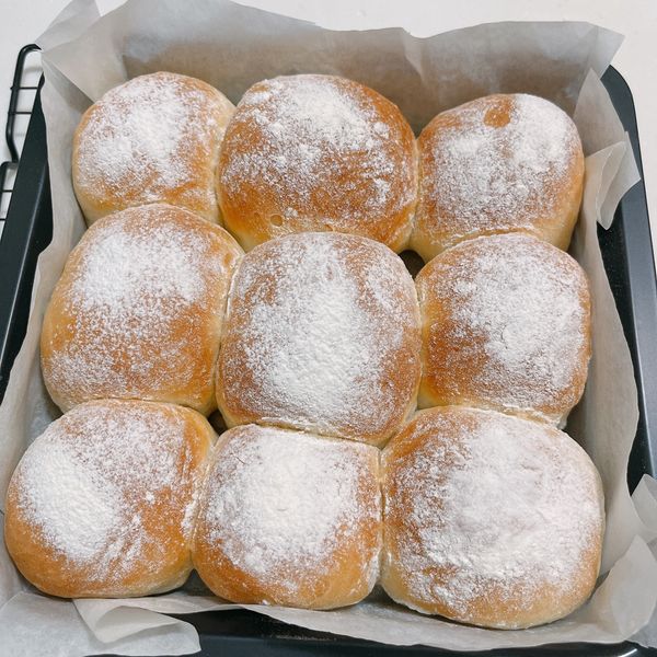 免揉牛奶小餐包 : Yumi一起做