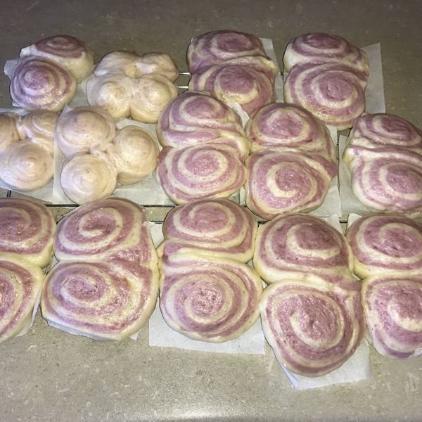 牛奶饅頭 : Tina一起做