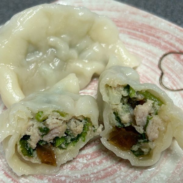 香菜蝦仁水餃 : 許琪玲一起做