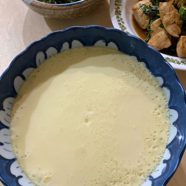 蒸蛋 : Sara Su Su一起做