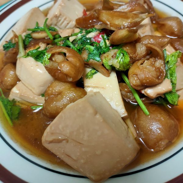 肥腸辣豆腐：薛蔓莙 一起做