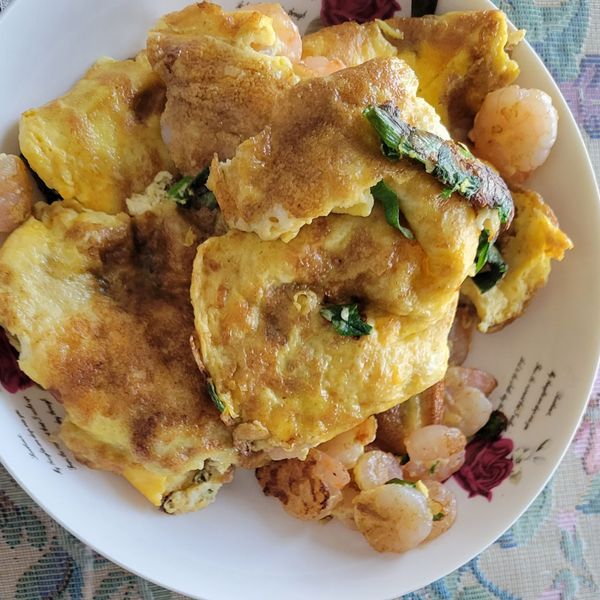 蝦仁烘蛋 - {家常經典} : Ya-Chih Chen一起做