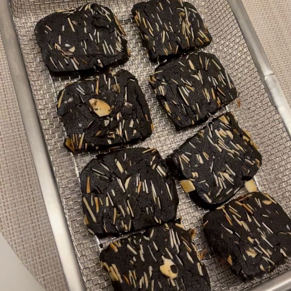 可可杏仁酥脆餅乾 : 慧一起做