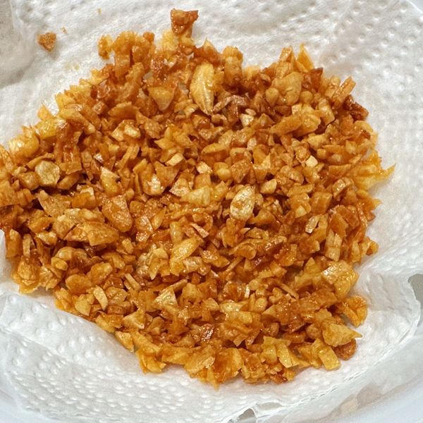 炸蒜酥：小白 一起做