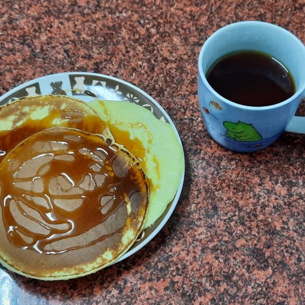 平底鍋鬆餅 : 古月一起做