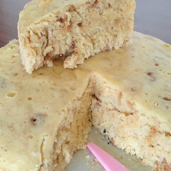 Olivia♥肉鬆蒸蛋糕 : Dolph Lei一起做