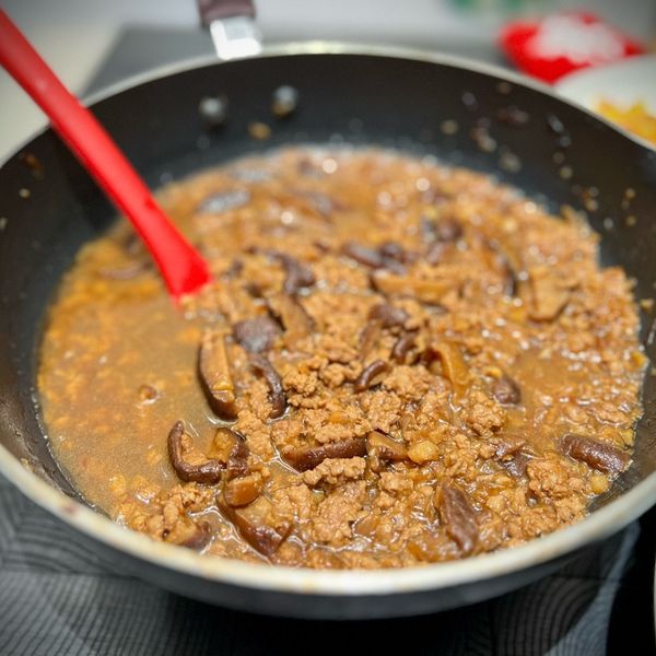 香菇肉燥 : 玩泥沙0913一起做