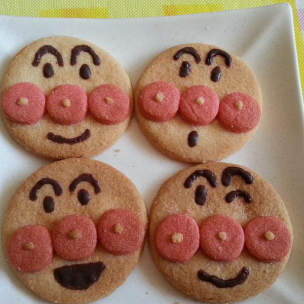 麵包超人餅乾 : Mina Liu一起做