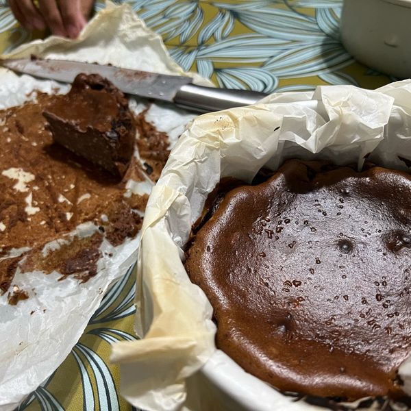 巧克力巴斯克乳酪蛋糕 : 陳婷汝一起做