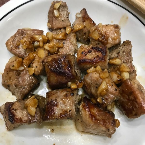 蒜香骰子豬 / 梅花骰子肉 : Rainie一起做