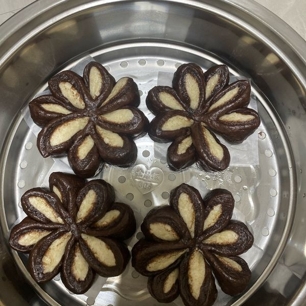 [大同電鍋] 小花饅頭：Aiko 一起做