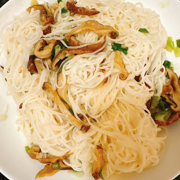 香菇蔥油乾拌麵線 : Yin Ciao Jhang一起做