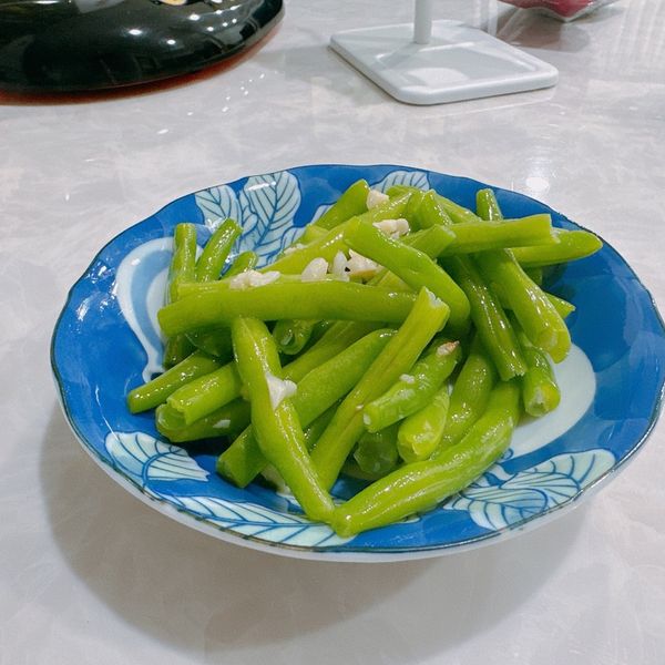 \\清燙涼拌-油蔥酥蒜末四季豆// : NaNa一起做