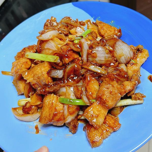 蔥爆豬五花 : 伊娃一起做