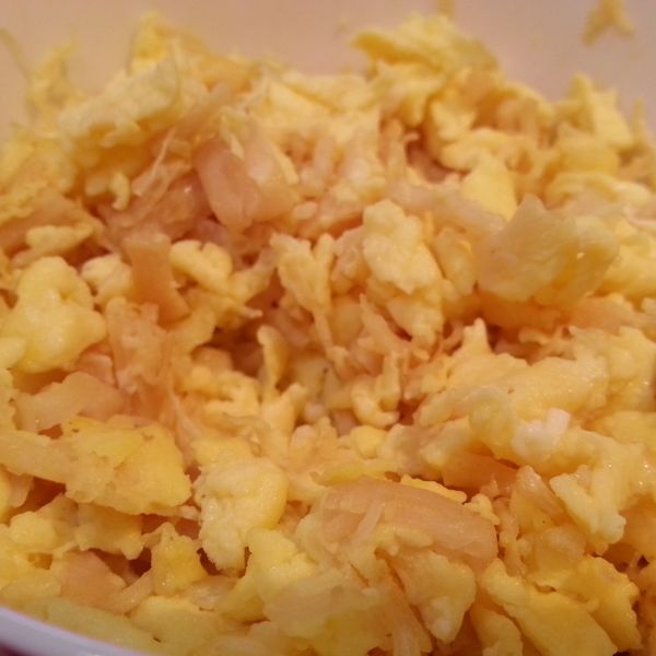 干貝炒蛋：Sophie 一起做