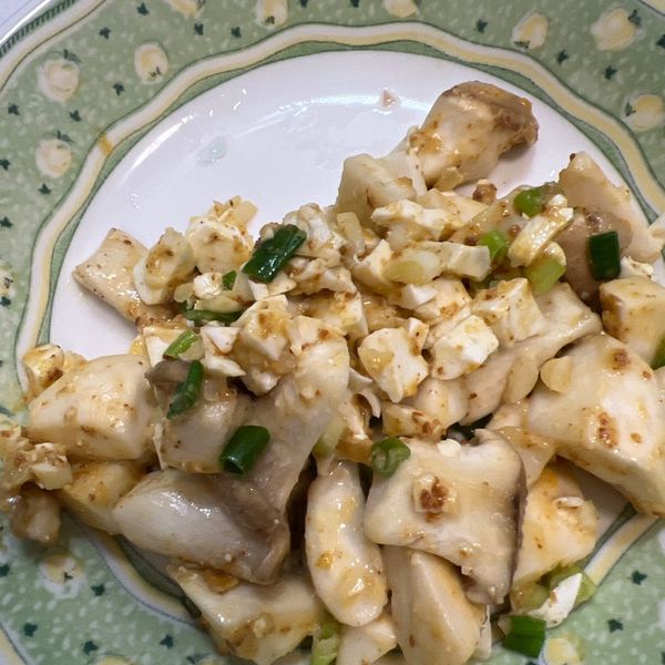 金沙杏鮑菇：小敏媽媽 一起做