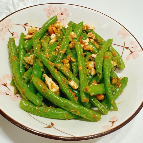 金沙四季豆～超開胃！：阿欣兒 一起做