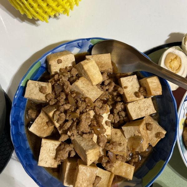 肉末豆腐 : Yanqin Chen一起做