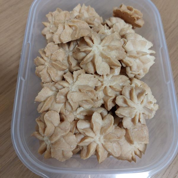 擠花曲奇 : 小婕一起做