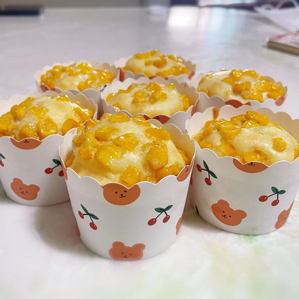 親子做「玉米鬆餅蛋糕」好上手又美味！！ : Yi Jing Chen一起做