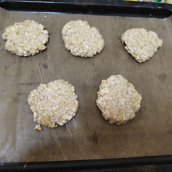 香蕉燕麥餅乾（高蛋白） : 徐佳琪一起做