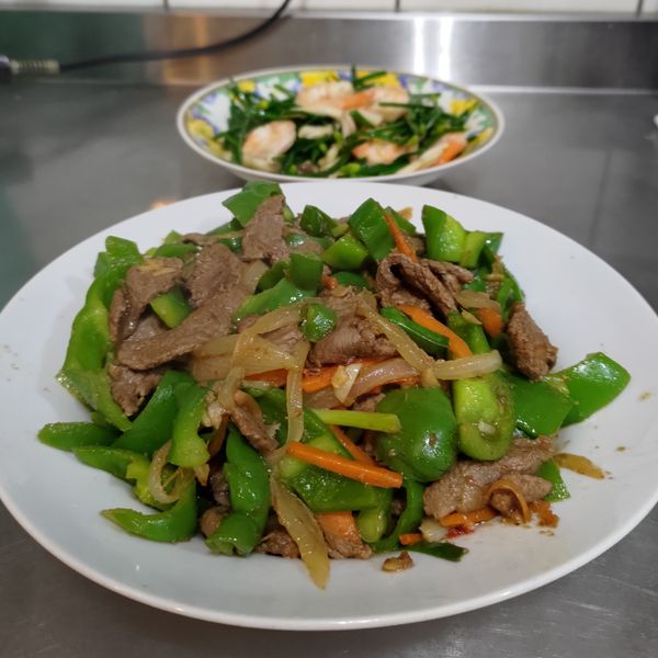 青椒炒羊肉 : SilentSu一起做