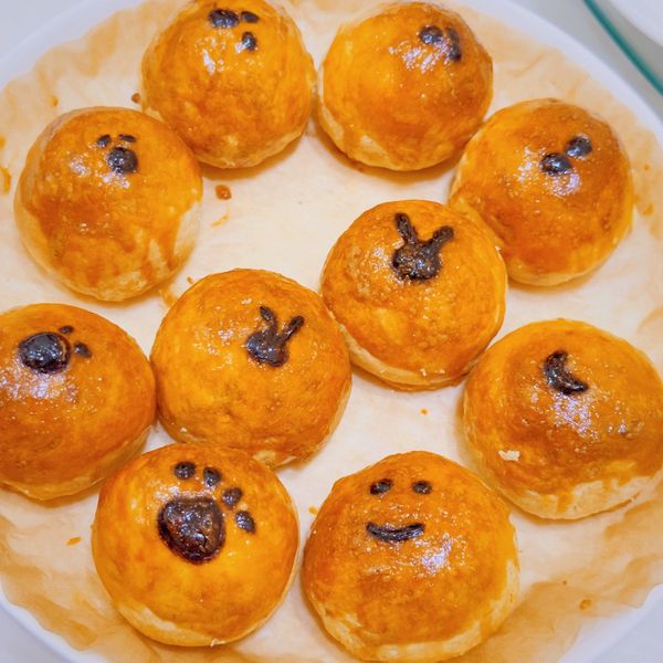 蛋黃酥 (氣炸鍋) : Irene Chung一起做