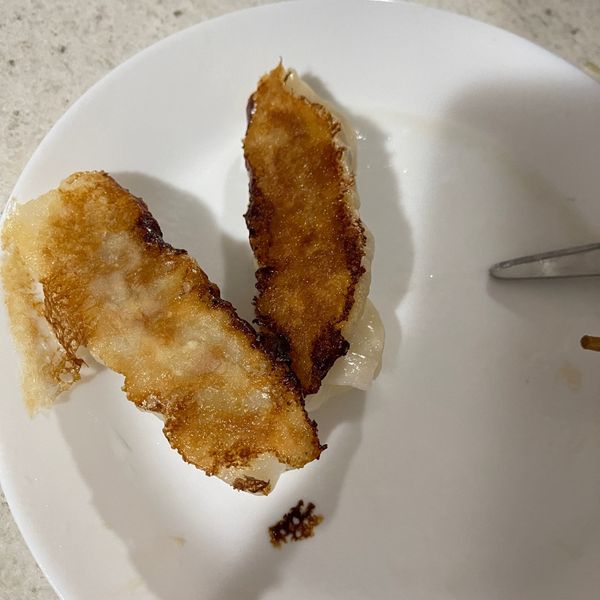 高麗菜鍋貼 : 榕榕一起做