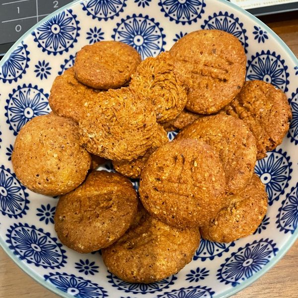 花生餅乾🍪【只要四種材料~無油】 : CHUN一起做