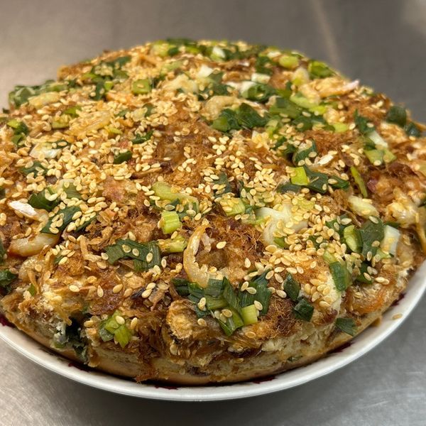 蔥花肉鬆鹹蛋糕-豪華蝦米版-電子鍋 : 宸一起做
