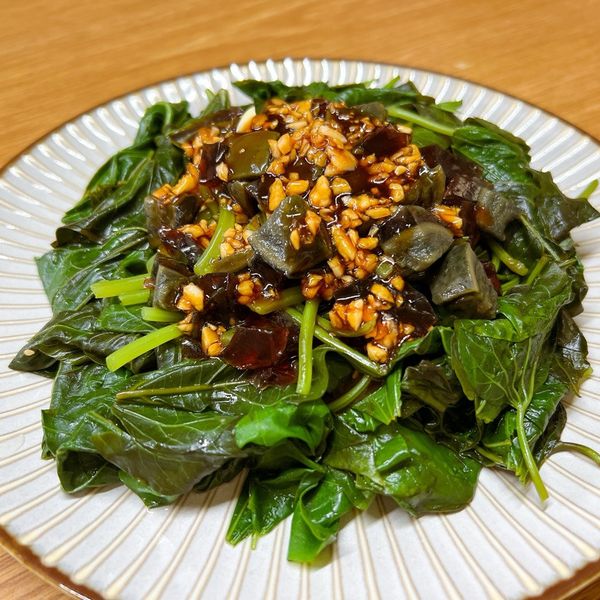 皮蛋地瓜葉 : Ann Chen一起做