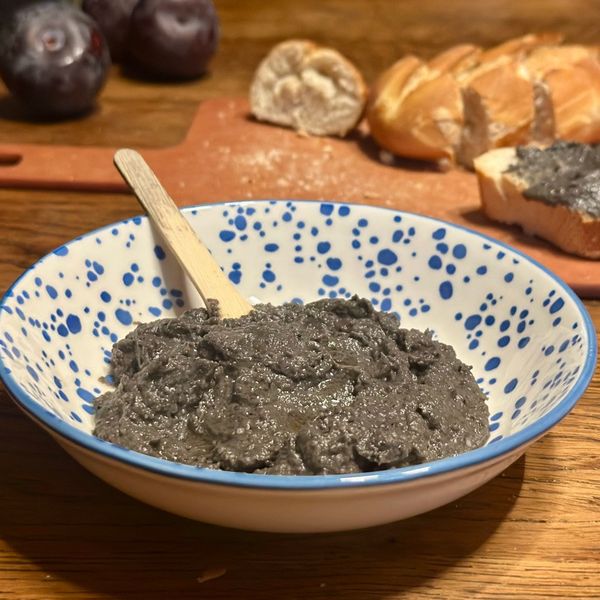 黑芝麻茄子泥:Justine Dai 一起做