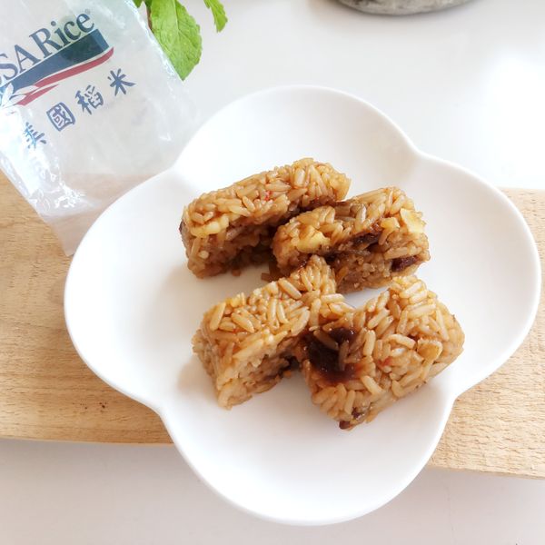 【跟著做活動食譜】堅果桂圓米糕 : ying一起做