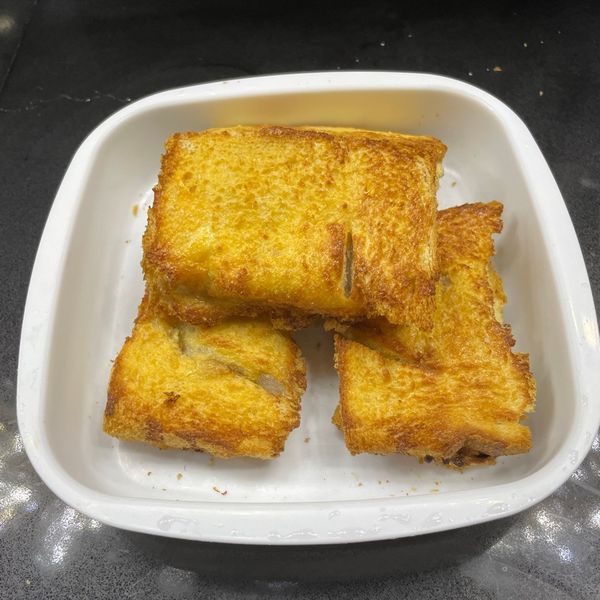 氣炸鍋香蕉吐司 : Miki Ko一起做