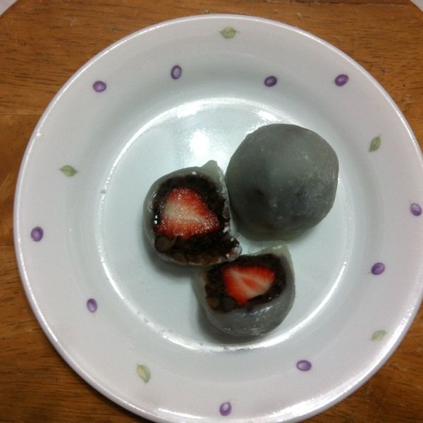 ♥我的手作料理♥ 草莓大福 : 陳芳美一起做