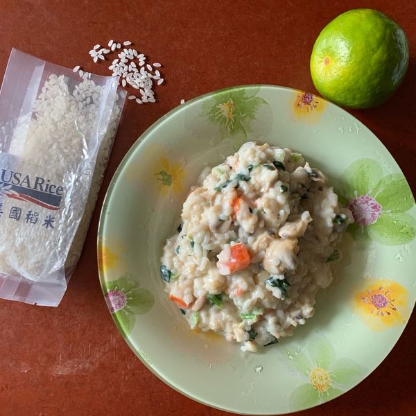 【跟著做活動食譜】蛤蜊海鮮燉飯 : 瓊安一起做