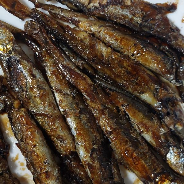 黑糖柳葉魚 : 紫綾一起做