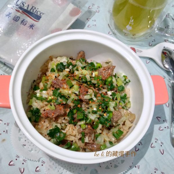 【跟著做活動食譜】蔥鹽牛腩炊飯：Ke Li 的藏嚐手作 一起做