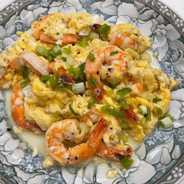 滑蛋蝦仁 : 瑪莎阿弟的媽一起做