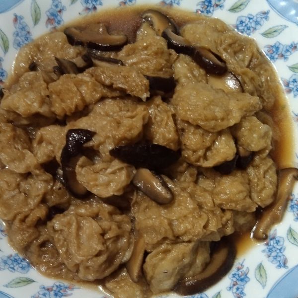 家鄉香菇麵筋 : 佑醬一起做