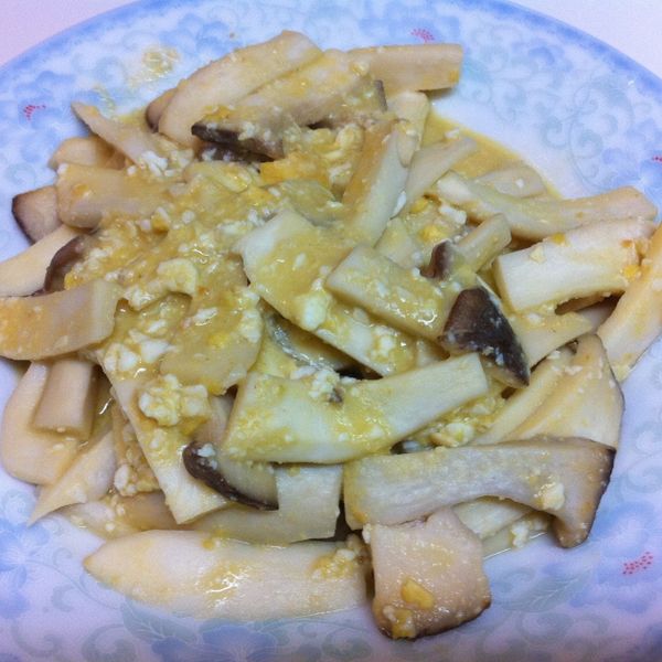 金沙杏鮑菇 : Chia Chi Huang一起做