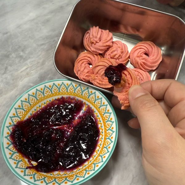 草莓奶酥餅乾 : 蘇小雯一起做