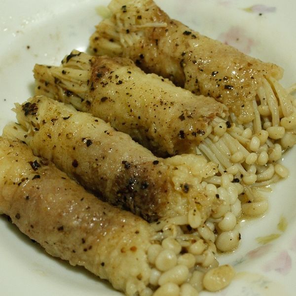 奶油香煎培根金針菇 : yuyuman一起做