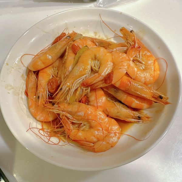 枸杞麻油蝦 : Sharon Huang一起做