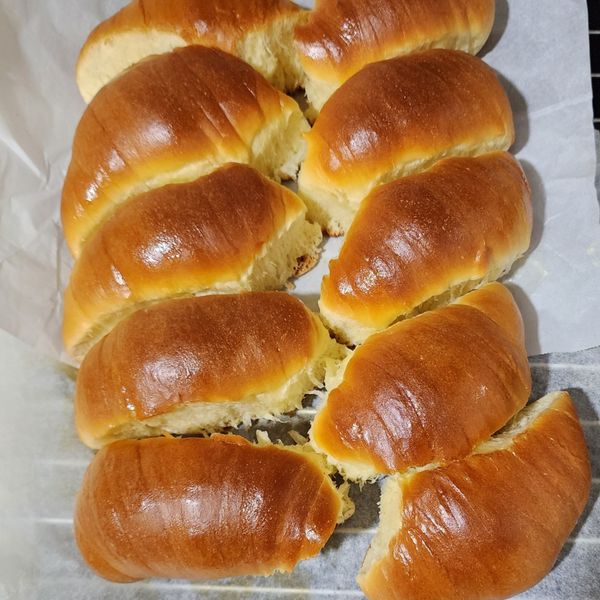 超軟奶香麵包 : Samantha一起做