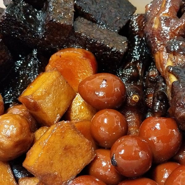 ღ小吟愛做菜ღ 夜市小吃~東山鴨頭-滷味 : 雲君一起做