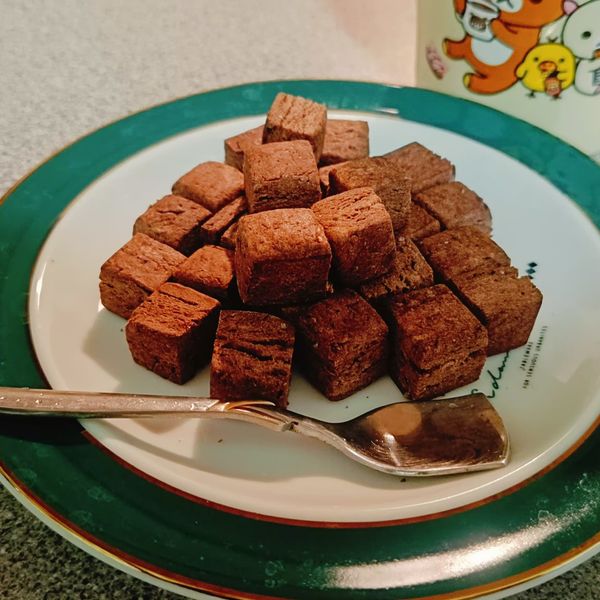 酥鬆巧克力餅乾丁【下午茶點心】 : 舒凱一起做
