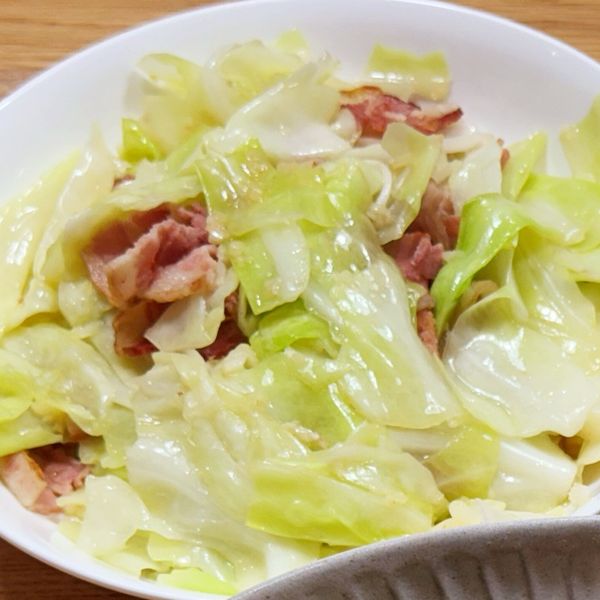 簡單美味。奶油培根高麗 : 小試廚房一起做