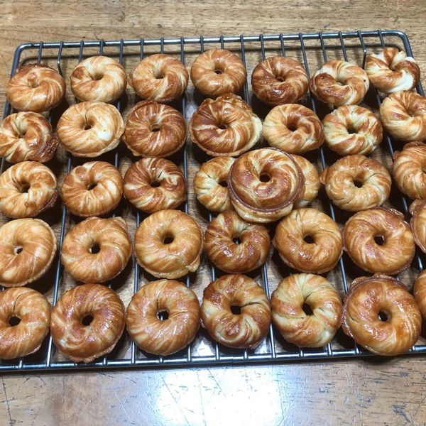 超級好吃～奮起湖甜甜圈 : 冰一起做