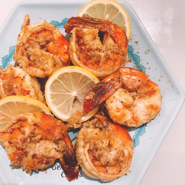 回味沖繩《蒜蓉奶油檸檬蝦》 : Monster Su一起做